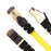 Zoomgoods Ethernet Cable 0.5M High Speed CAT 8 Patch Network Shielded Lead 2GHz / 2000MHz / 40 Gigabit, CAT8 SFTP Wire, Snagless RJ45 Super-Fast Data - Yellow