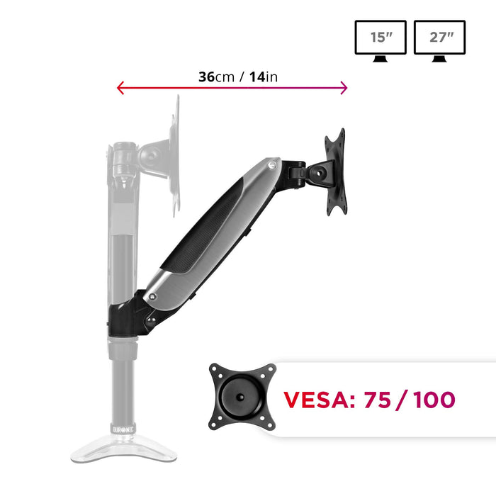 Zoomgoods Spare Arm Set DML6S1 Whole DM65 Arm With VESA Head Compatible With All Zoomgoods Monitor Desk Mounts & Poles VESA 75/100 Bracket DM651 DM652 DM653