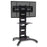 Zoomgoods TV Mount Stand Bracket TVS4T1 | Floor Standing for 37-70 Inch Flat Screen | With Tilt and Swivel | VESA Up to 700x400 | Strong Heavy Duty | Max. 82kg Capacity | Shelf | On Wheels
