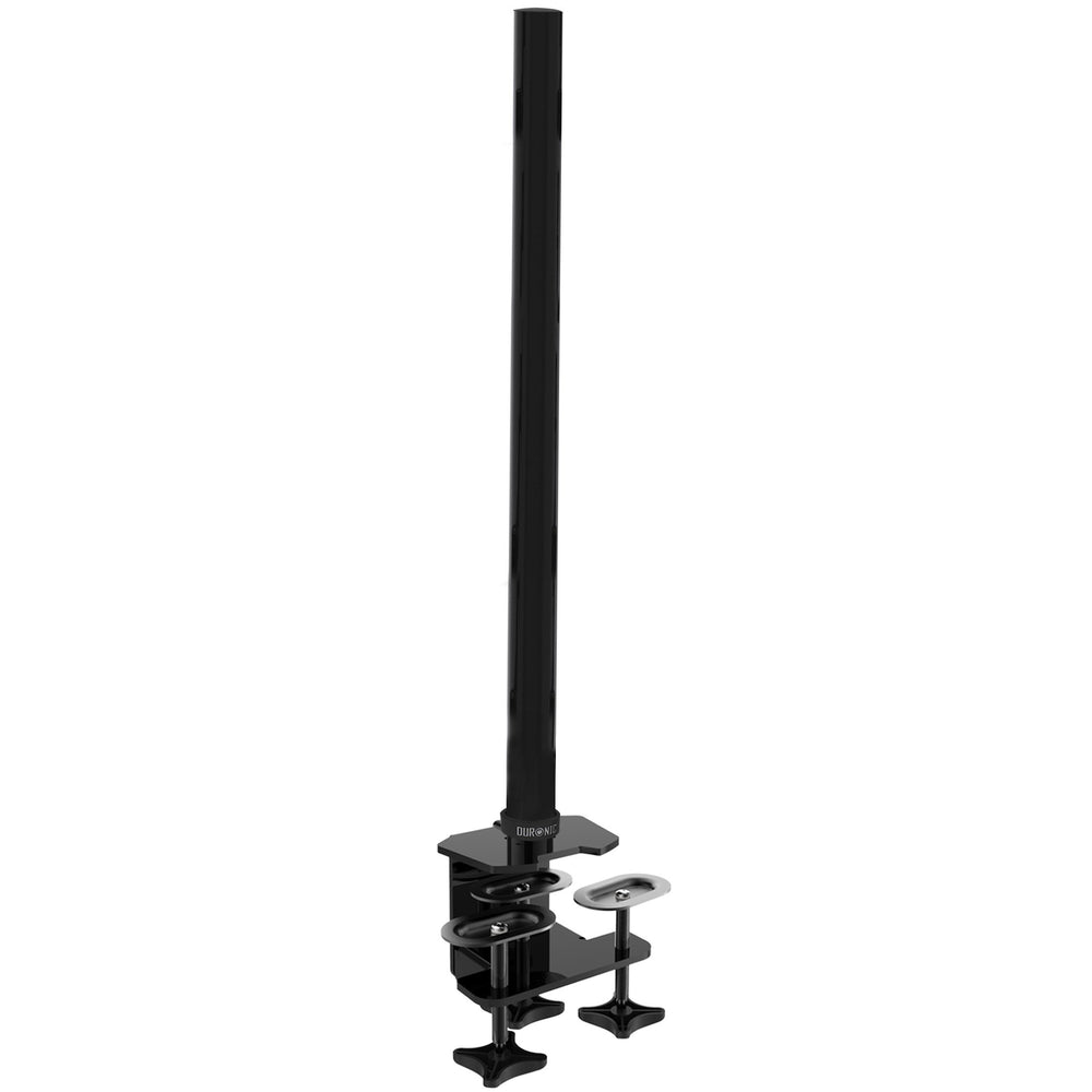 Zoomgoods Monitor stand Pole DM453 80cm BLACK | Compatible with All Zoomgoods Monitor arms | Steel | Extra Long | 800mm Length | Extra-Wide Clamp Included