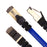 Zoomgoods Ethernet Cable 1M High Speed CAT 8 Patch Network Shielded Lead 2GHz / 2000MHz / 40 Gigabit, CAT8 SFTP Wire, Snagless RJ45 Super-Fast Data - Blue