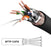 Zoomgoods Ethernet Cable 10M High Speed CAT 8 Patch Network Shielded Lead 2GHz / 2000MHz / 40 Gigabit, CAT8 SFTP Wire, Snagless RJ45 Super-Fast Data - Black