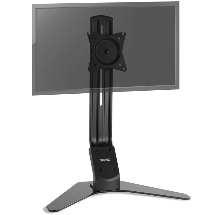 Zoomgoods DM12D1 Monitor Arm Stand | Single PC Desk Mount | Height Adjustable | For One 17-27" Screen | Ergonomic | VESA 75/100 | Screens up to 8kg | Tilt +15° & -15°/Rotate 360°