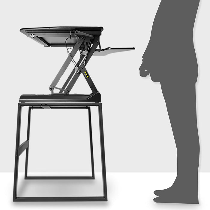 Zoomgoods Sit-Stand Desk Frame DM05ST1.1 | Support Legs for PC Workstation | Computer Monitor and Keyboard Riser Platform | Adjustable | Compatible DM05D2, DM05D4, DM05D8 Desktop Converters