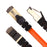 Zoomgoods Ethernet Cable 10M High Speed CAT 8 Patch Network Shielded Lead 2GHz / 2000MHz / 40 Gigabit, CAT8 SFTP Wire, Snagless RJ45 Super-Fast Data - Orange