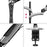 Zoomgoods Desk Mount DM65L1X1 | Dual Gas-Powered Monitor Stand for 15-27 Inch LCD/LED PC/TV Screen and Laptop | Twin Arms | Adjustable Support | VESA 75/100 Bracket | Tilt 15-27-90°/+85°,Swivel 180°,Rotate 360°