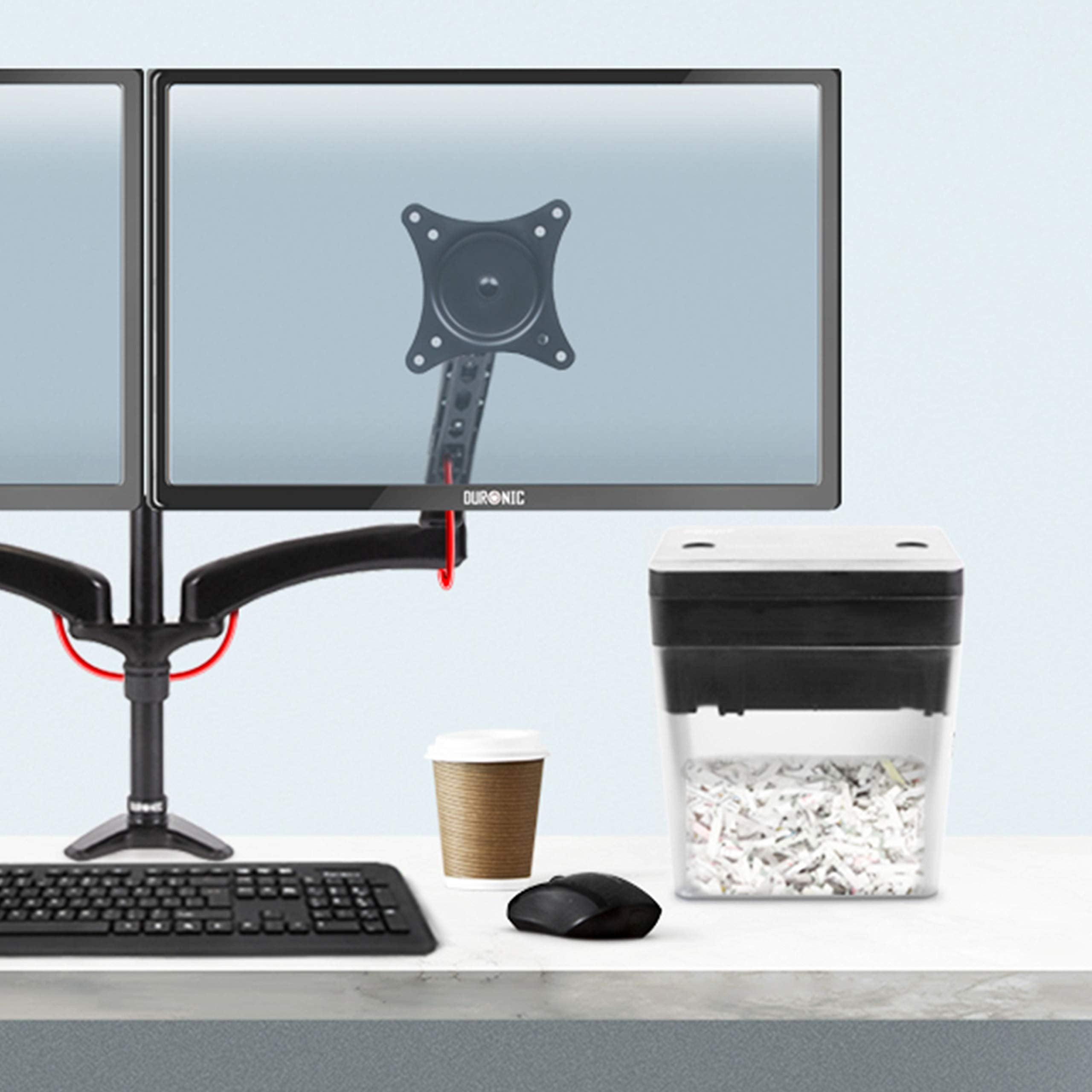 Zoomgoods Micro Cut Paper Shredder PS391, Shred 3 Sheet Heavy Duty Small Mini Electric Shredders, Data Shredding Machine for Home Office Use, Shreds Papers, Credit Cards, Envelopes, Documents - Black P4