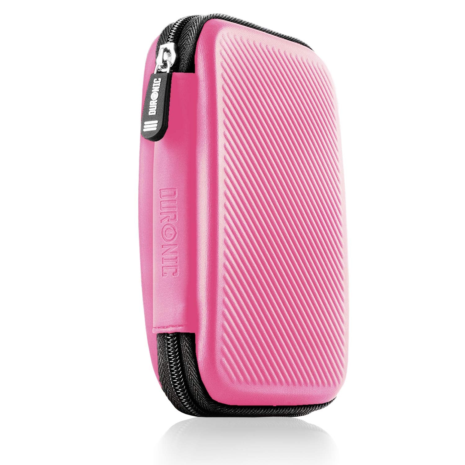 Zoomgoods Hard Drive Case HDC2 /PK, PINK, Portable EVA Storage Pouch for External Hardrive & Cables, Lightweight & Protective, Suitable for WE/Western, Toshiba, Buffalo, Hitachi, Seagate, Samsung