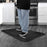 Zoomgoods Anti-Fatigue Mat DM-MAT2, Office Sit Stand Desk Floor Mat, Ergonomic Support for Feet, Hips, Legs & Back, Comfort and Relief for Standing at Work or Kitchen, 71cm x 43cm - Black