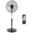 Zoomgoods Pedestal Fan FN65, Stand Up Remote Control Fan, Floor Standing Cooling 16 Inch Fan, 5 Blade Oscillating Air Cooler for Summer, 3 Speed, Timer