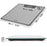 Zoomgoods Digital Bathroom Body Scales BS303 | Measures Body Weight in Kilograms and Pounds | Silver/Black Design | Step-On Activation | Precision Sensors | 180kg Capacity