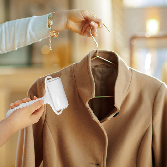 Zoomgoods Lint Roller (60 Sheets per Roll) + 2 Refills ROLL1X2, Extra Sticky Lint Remover for Fabric and Clothing, Removes Pet Hair, Dust, Lint and Fluff from Carpet and Upholstery