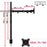 Zoomgoods Dual Monitor Stand DMT152, Double Monitor Arm Desk Mount for Two 13-27” PC Screens, Height Adjustable Monitor Mounts with 100cm Pole & VESA 75 100, Monitor Riser for Home Office Work Desk