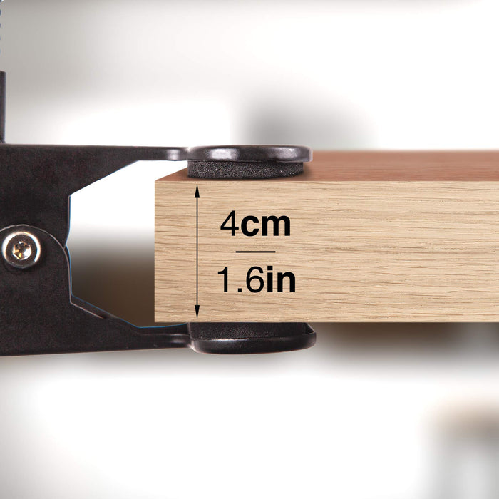 Zoomgoods Grow Light GLC24 | Double Clip-On Lamp for Indoor Plants | Full Spectrum 36x Red & Blue LED Bulbs | 3 Colour Modes | 2 Heads with Adjustable Goosenecks | 40W | Dimmable 6x Brightness Levels