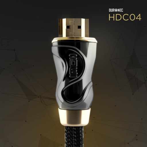 Zoomgoods HDMI Cable HDC04 /1 | 1 Metre BLACK | 2160p 4K Ultra-High-Speed HDMI & Ethernet Lead | 24K Gold Plated Male Connectors | PS4, PS3, Xbox, Freeview, Sky+ HD, Virgin, TV, DVD, BluRay