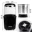 Zoomgoods Electric Coffee Grinder CG250, Spice Grinder Machine, Stainless Steel Blades Grinders, Fast Dry Mini Removable Grinding Mill Pot for Coffee Beans, Nuts, Seeds, Spices, Flax, Black