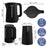 Zoomgoods Electric Kettle EK17BK Cordless Kettles Hot Water Boiler Electrical Heating with Fast Boil Dry Protection Quiet Electronic Kitchen Kettle for Boiling Water Tea Coffee Hot Chocolate Soup - Black