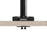 Zoomgoods Grommet 3 | DM-GR-03 | Adaptor for Fixing Monitor Arm Bracket via a Hole in the Desk | Compatible with Zoomgoods Desk Mounts DMG51X2 and DMG52 Models ONLY | Black Steel