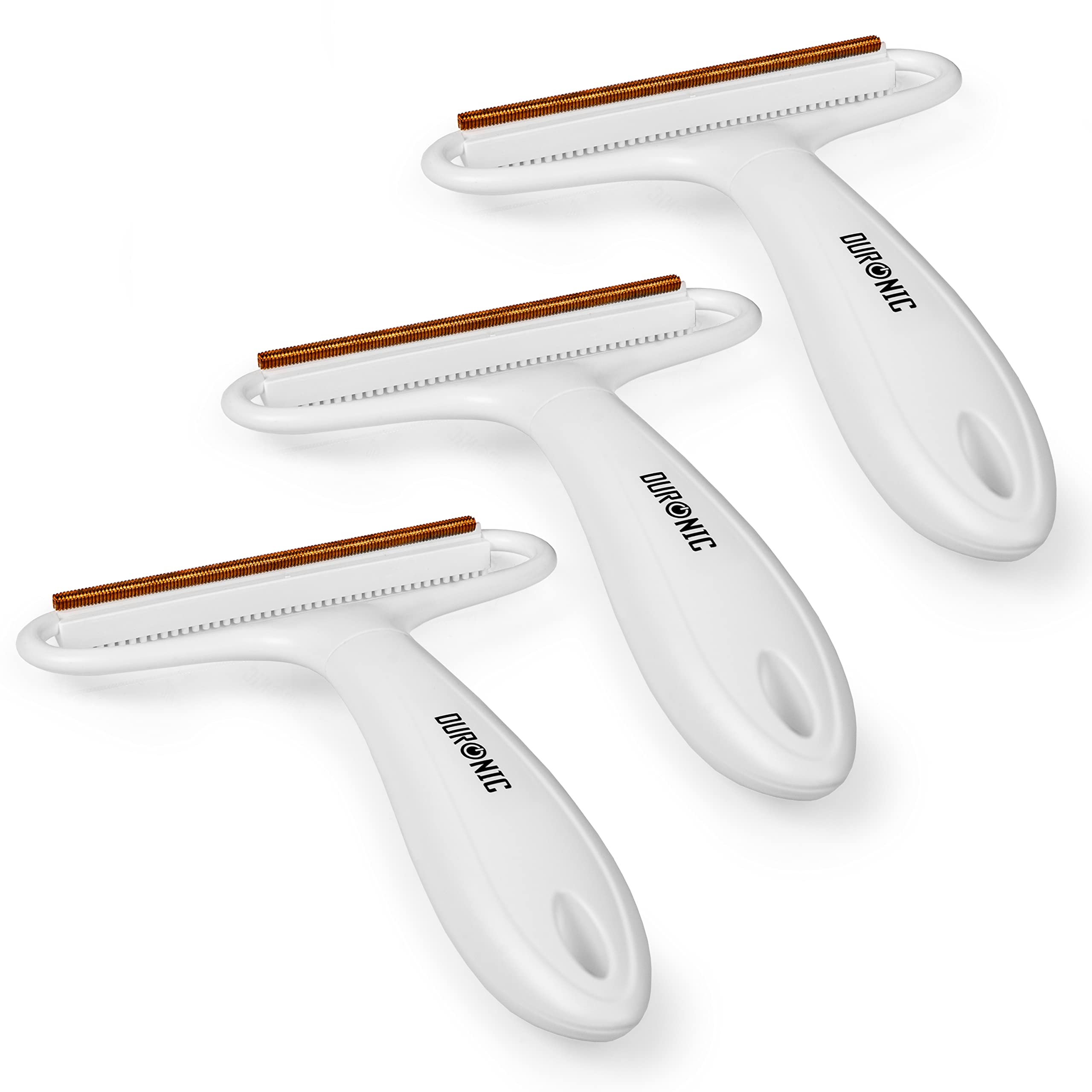 Zoomgoods Lint Shaver MFS3 Portable Lint Remover for Fabric and Clothing, Manual Fabric Shaver, Pet Hair Remover, for Carpet and Upholstery (Pack of 3)