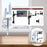 Zoomgoods Single Monitor Arm DM251X3 Height Adjustable Monitor Stand Riser Clamp for 13-27” PC screens Monitor Desk Mounts with VESA 75/100 Monitor Mount with 8kg capacity Monitor Stand for Desk Gaming WHITE