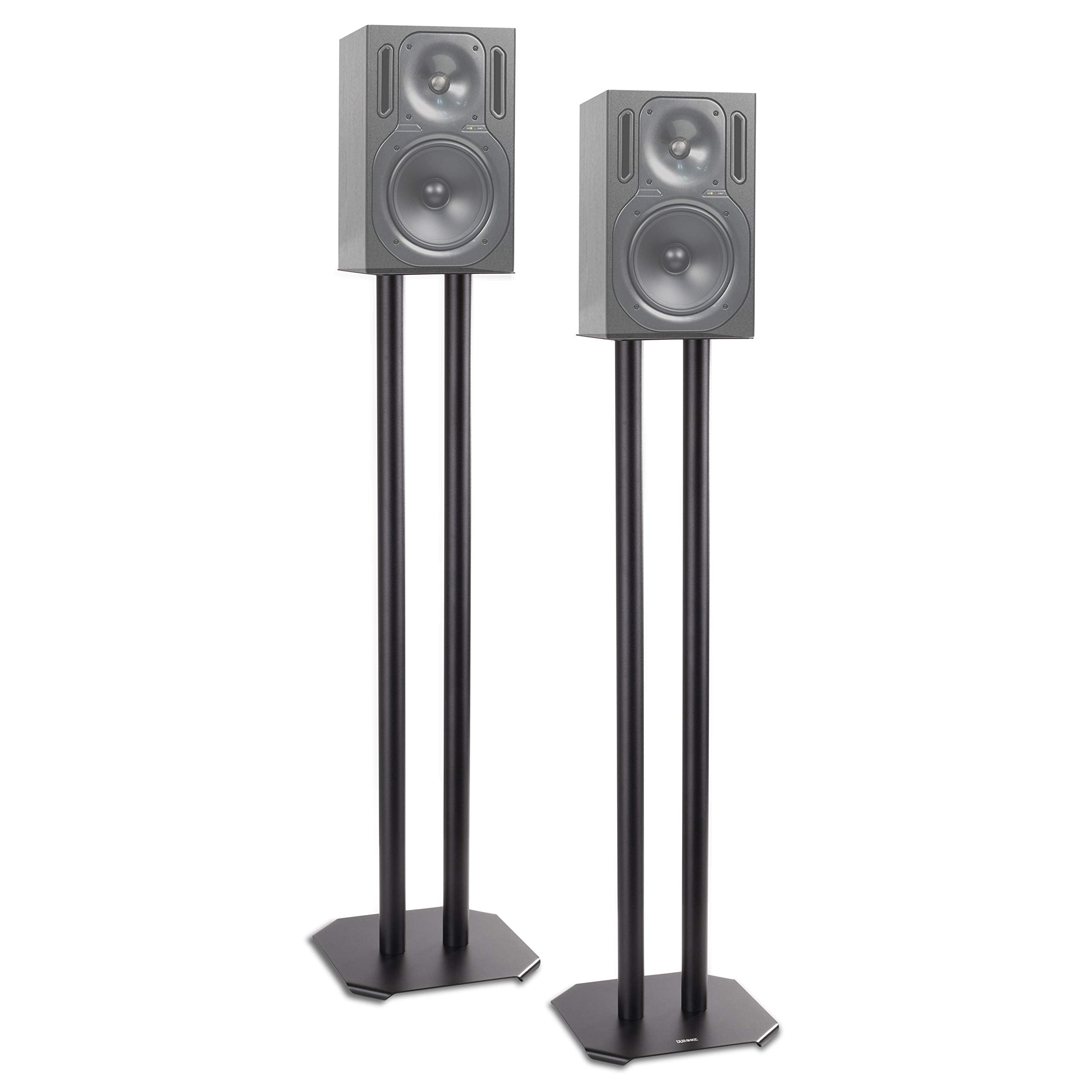 Zoomgoods SPS1022-60 speaker stand for speakers on floor or table with spikes, pads