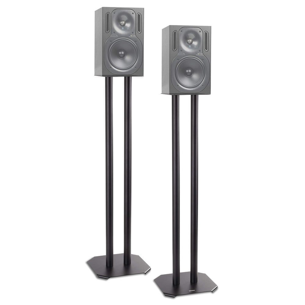 Zoomgoods SPS1022-60 speaker stand for speakers on floor or table with spikes, pads