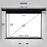 Zoomgoods Electric Projector Screen EPS115 /169 | 115 Inch Screen Size: 254.5 x 143cm / 100.5 x 56.5” 16:9 Ratio Matt White HD High Definition Ceiling Wall Mountable Home Cinema School