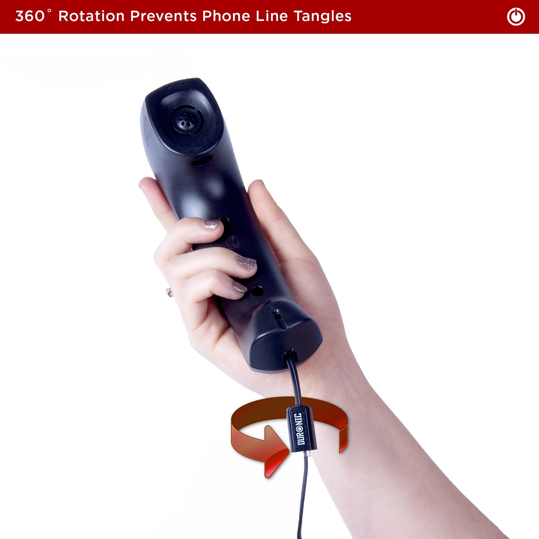 Zoomgoods Phone Line Detangler DT001 Black