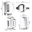 Zoomgoods Electric Kettle EK30 WE Kettles with Temperature Control Hot Water Boiler Electrical Heating Electronic Digital Kitchen Fast Boil Kettle for Boiling Water Tea Coffee Hot Chocolate Soup - White