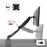 Zoomgoods Monitor Arm Stand DMUSB5X1 | Single PC Desk Mount | Headphone, USB, Microphone Extension Sockets | 13-27” LED LCD Screen | VESA 75/100 | Full Motion (Tilt -90°/+85°, Swivel 180°, Rotate 360°)
