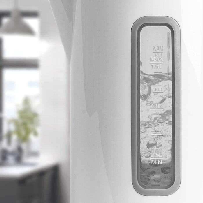 Zoomgoods Electric Kettle EK30 WE Kettles with Temperature Control Hot Water Boiler Electrical Heating Electronic Digital Kitchen Fast Boil Kettle for Boiling Water Tea Coffee Hot Chocolate Soup - White