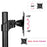 Zoomgoods Monitor Arm Stand VESA Head DM45 DM55 DM65 DMG | Mounting Head to Use with Any Zoomgoods Desk Mount Pole Bracket | Rotates and Tilts | Fits VESA 75/101