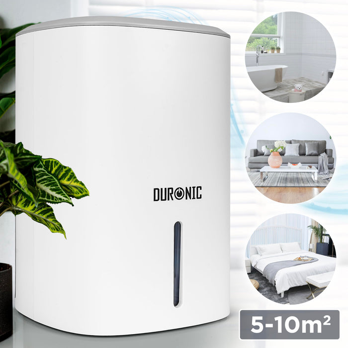 Zoomgoods Compact Eco-Efficient Dehumidifier DH06, 0.8L Capacity, Prevent and Absorb Excess Moisture, Mould, for Home, Kitchen, Bedroom, Garage White