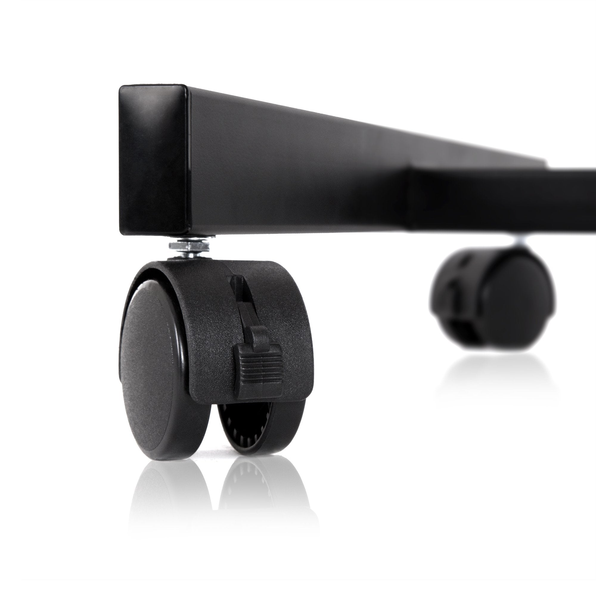 Zoomgoods Projector Stand WPS20 | Adjustable Floor Table Tray on Wheels Only | Tall Moveable Laptop Trolley | 5kg Capacity