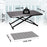 Zoomgoods Sit-Stand Desk DM05D24 | Height Adjustable Office Workstation | 74x47cm Platform | Raises from 5-40cm | Riser for PC Computer Screen, Keyboard, Laptop | Ergonomic Desktop Table Converter…
