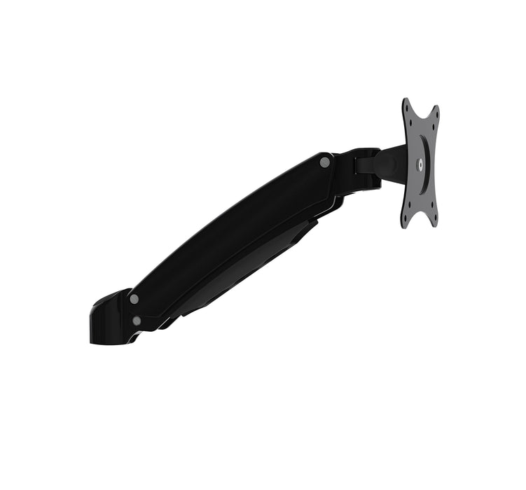 Zoomgoods Monitor Stand Spare Arm DML5S1, DM55 Whole Arm and VESA Head, Compatible with All Zoomgoods Desk Mount Poles, Black, Steel, VESA Head Rotates 360°, Tilts +85°/-90°, Fits VESA 75/100