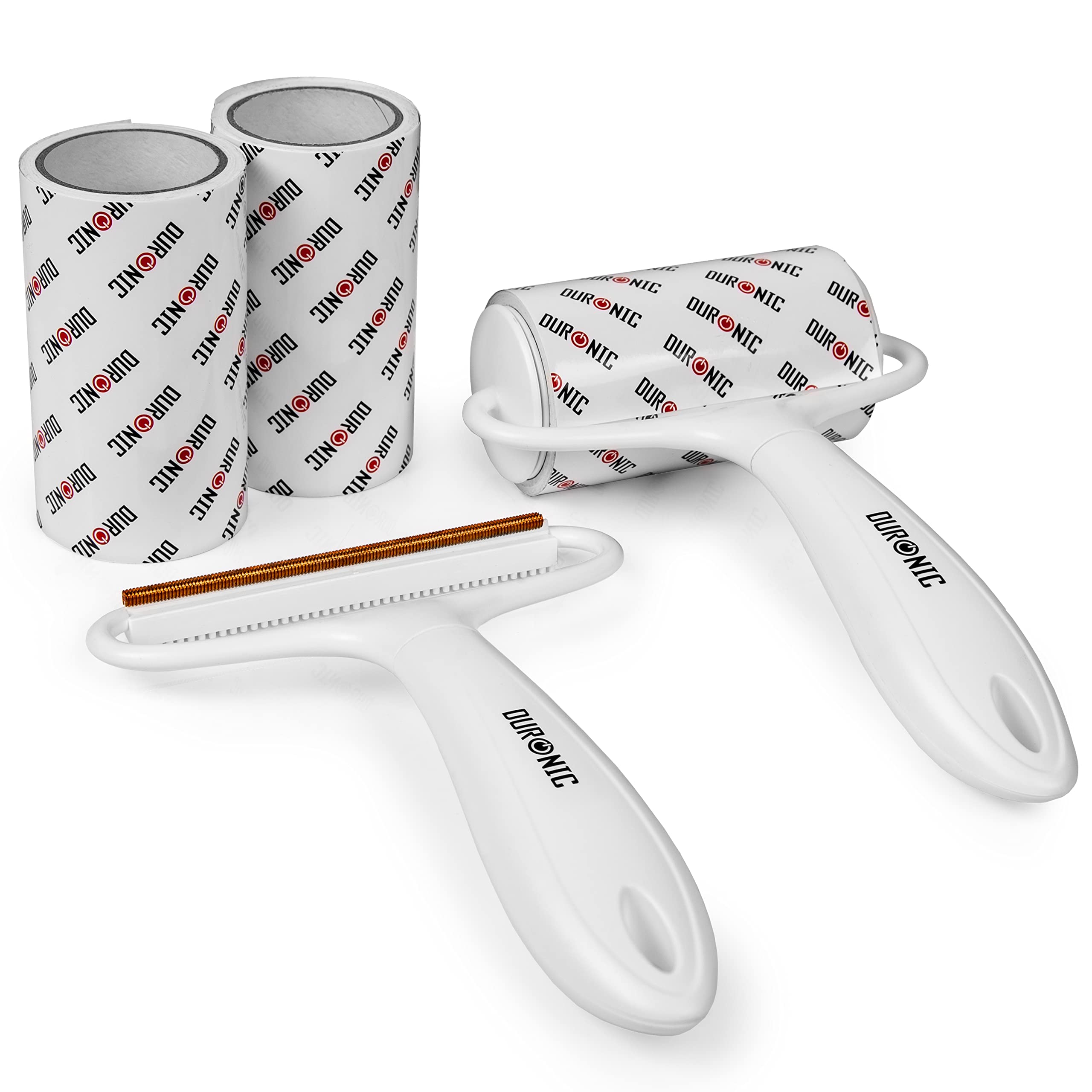 Zoomgoods Lint Shaver and Lint Roller Set CFS4, Portable Lint Remover for Fabric and Clothing, Manual Fabric Shaver, Pet Hair Remover, for Carpet and Upholstery