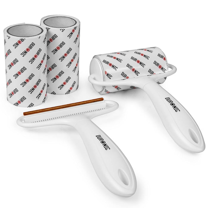 Zoomgoods Lint Shaver and Lint Roller Set CFS4, Portable Lint Remover for Fabric and Clothing, Manual Fabric Shaver, Pet Hair Remover, for Carpet and Upholstery