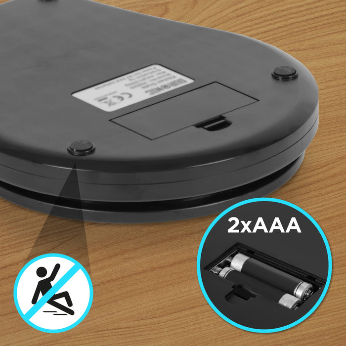 Zoomgoods Digital Kitchen Scale KS6000 BK/SS Kitchen Scales with Bowl, Weighing Scale, Baking Scale for Cooking Baking Pet Food Postal, Food Scale Weight Scale, Electronic Scale with Backlit LCD Display