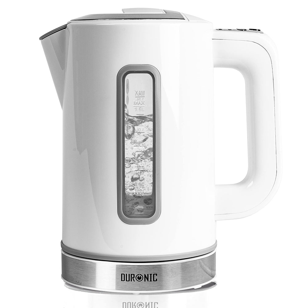 Zoomgoods Electric Kettle EK30 WE Kettles with Temperature Control Hot Water Boiler Electrical Heating Electronic Digital Kitchen Fast Boil Kettle for Boiling Water Tea Coffee Hot Chocolate Soup - White