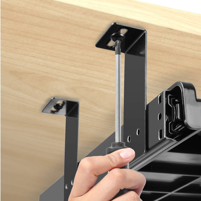 Zoomgoods Keyboard Drawers DKTSX2 Desk Extender with Keyboard Pull Out Tray Ergonomic Under Desk Drawer for Keyboards Mouse Improved Posture