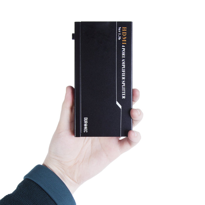 Zoomgoods HDMI Splitter box HS14 - 4 Way - 1 input 4 output - Full HD 1080p 3D enabled - Displays 1 HD source to 4 TV's