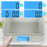 Zoomgoods Digital Kitchen Scales KS100 GY Electronic Kitchen Scale with Bowl Measuring Weighing Scale Grey Baking Scale for Cooking Baking Mail Pet Food Measurement Baker Weight Scale, Tare LCD Display