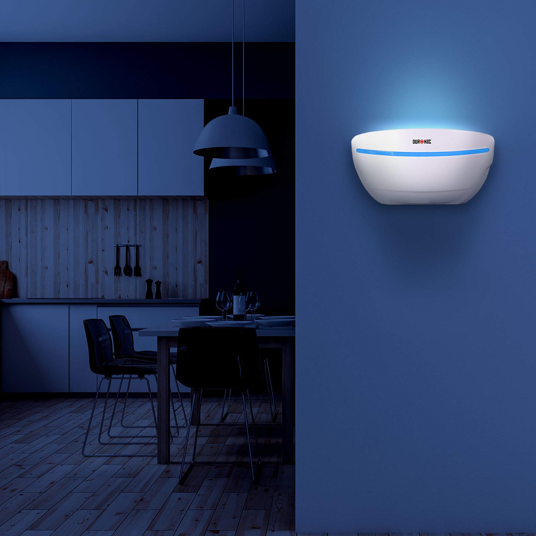 Zoomgoods Electric Fly Catcher Sconce FKWS18 UV Lamp Electronic Fruit Fly Killer Bug Catcher, Wall Mount Sticky Trap for Flies Gnats Mosquito Flying Insects