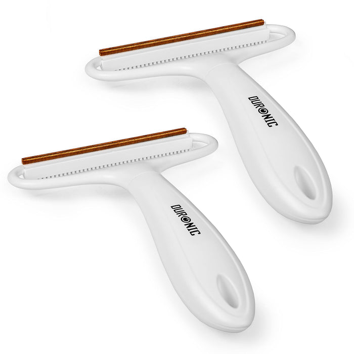 Zoomgoods Lint Shaver MFS2 Portable Lint Remover for Fabric and Clothing, Manual Fabric Shaver, Pet Hair Remover, for Carpet and Upholstery (Pack of 2)