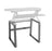 Zoomgoods Sit-Stand Desk Frame DM05ST1.1 | Support Legs for PC Workstation | Computer Monitor and Keyboard Riser Platform | Adjustable | Compatible DM05D2, DM05D4, DM05D8 Desktop Converters