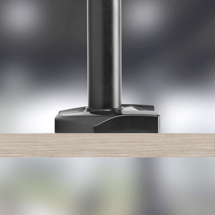 Zoomgoods Grommet 3 | DM-GR-03 | Adaptor for Fixing Monitor Arm Bracket via a Hole in the Desk | Compatible with Zoomgoods Desk Mounts DMG51X2 and DMG52 Models ONLY | Black Steel