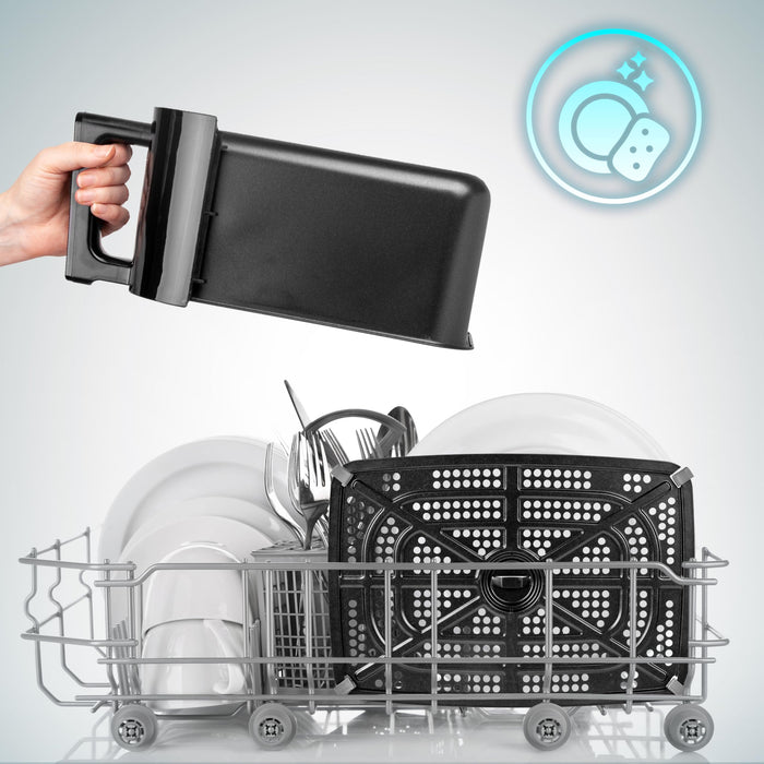 Zoomgoods Large Drawer AFD1 | LARGE DRAWER ONLY 2024 VERSION ONWARDS | 10L Drawer Specifically for the Zoomgoods AF24 Air Fryer, One Big Sync Cook Cooking Tray for Dual Zone Air Fryer