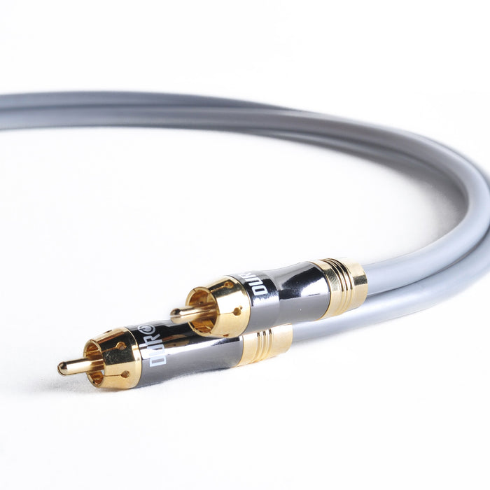Zoomgoods RCA Audio Cable 1R003/2-24k Gold Series 2M Male to Male RCA Audio Cable (2 METRES)