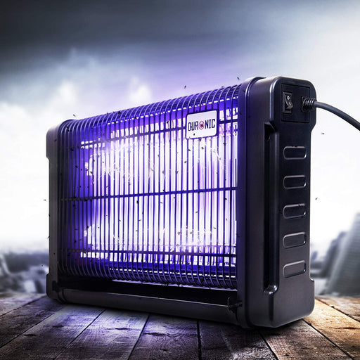 Zoomgoods Fly Killer FK8420 | UV Light Kills Mosquitoes and Flying Insects | Large Size | Slimline | Ceiling or Wall Mountable | Indoor Pest Control | 20W Electric Ultra Violet Zapper | 2x 10W Bulbs